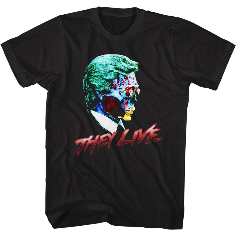 THEY LIVE Famous T-Shirt, Alien Headshot