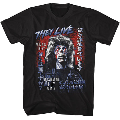 THEY LIVE Eye-Catching T-Shirt, Consume