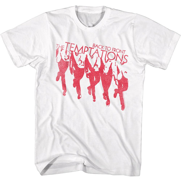 THE TEMPTATIONS Eye-Catching T-Shirt, Back to Front