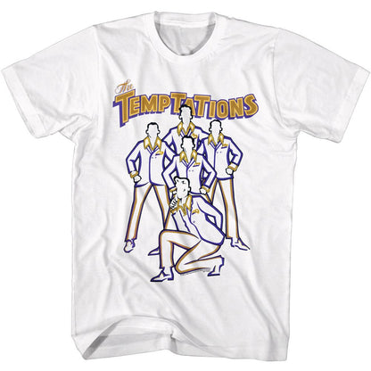 THE TEMPTATIONS Eye-Catching T-Shirt, Line Art