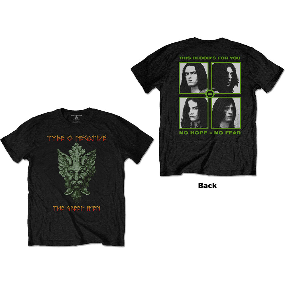 TYPE O NEGATIVE Attractive T-Shirt, Green Man