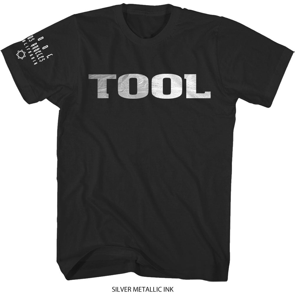 TOOL Attractive T-Shirt, Metallic Silver Logo