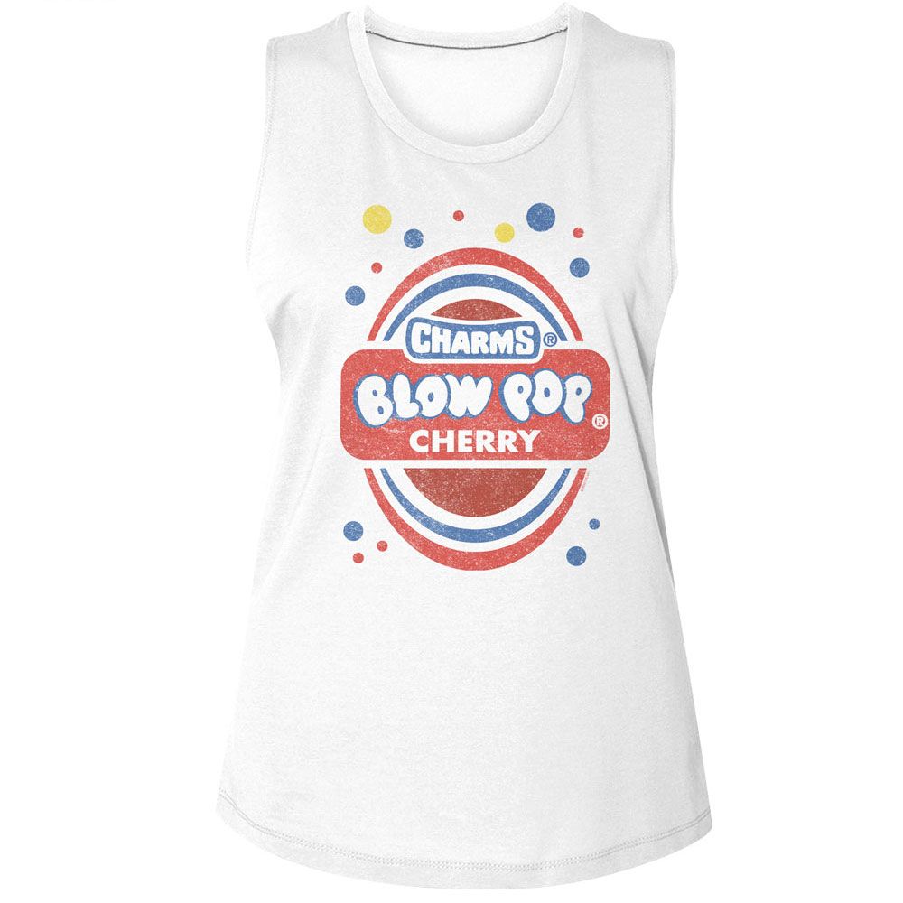 TOOTSIE ROLL Tank, Cherry Wrapper Art