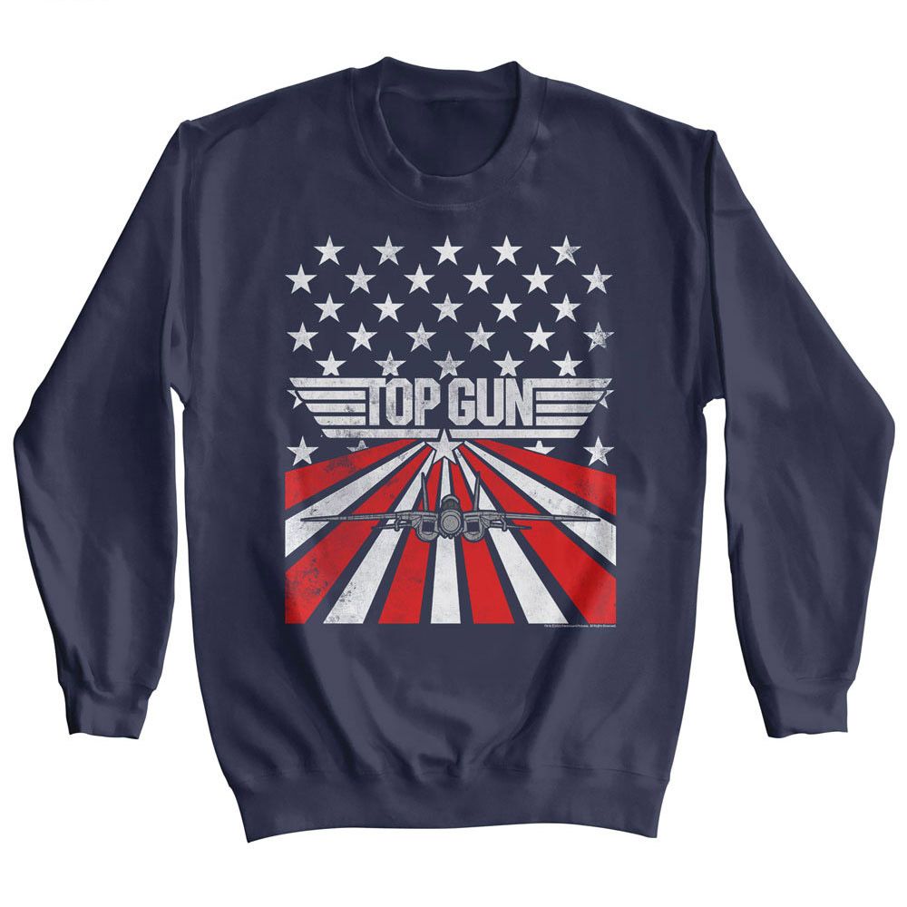 Premium TOP GUN Sweatshirt, Stars And Stripes