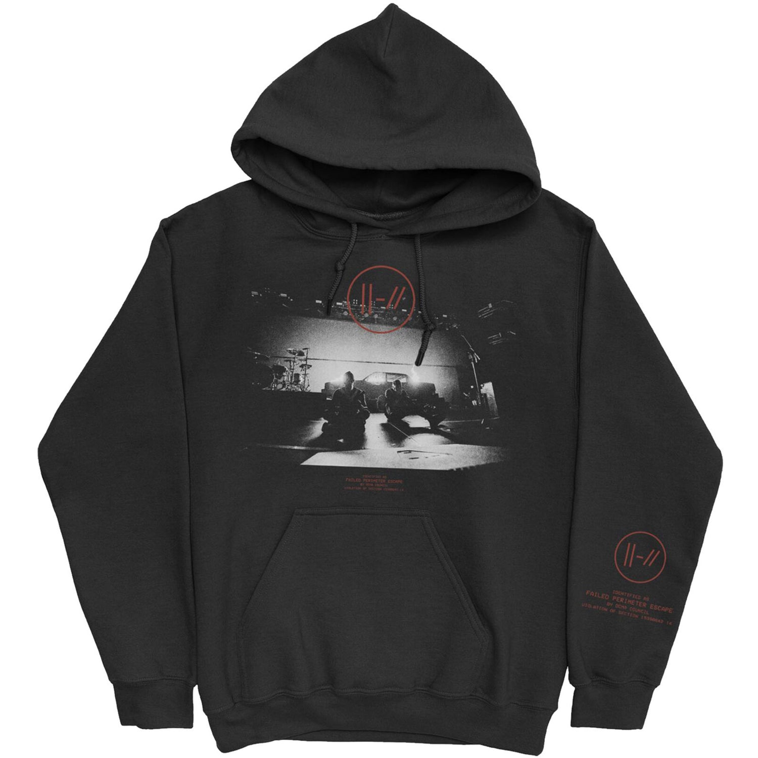 TWENTY ONE PILOTS Attractive Hoodie, Dark Stage