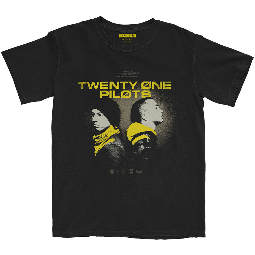 TWENTY ONE PILOTS Attractive T-Shirt, Back To Back