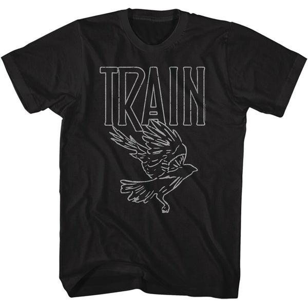 TRAIN Eye-Catching T-Shirt, Raven