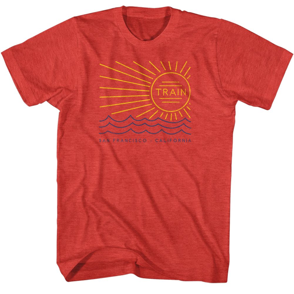 TRAIN Eye-Catching T-Shirt, Sunshine