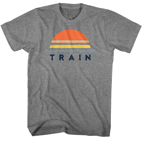 TRAIN Eye-Catching T-Shirt, Sunset