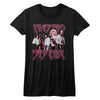 Women Exclusive TWISTED SISTER Eye-Catching T-Shirt, Pretty In Pink