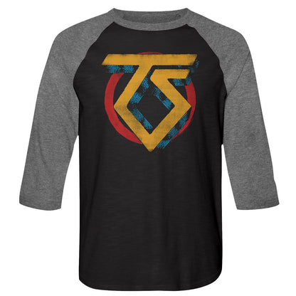 TWISTED SISTER Eye-Catching Raglan, Vintage Logo