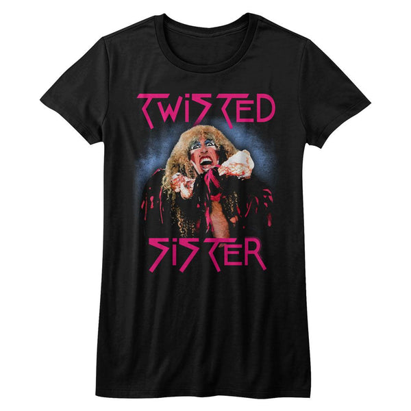 Women Exclusive TWISTED SISTER Eye-Catching T-Shirt, Twisted Dee