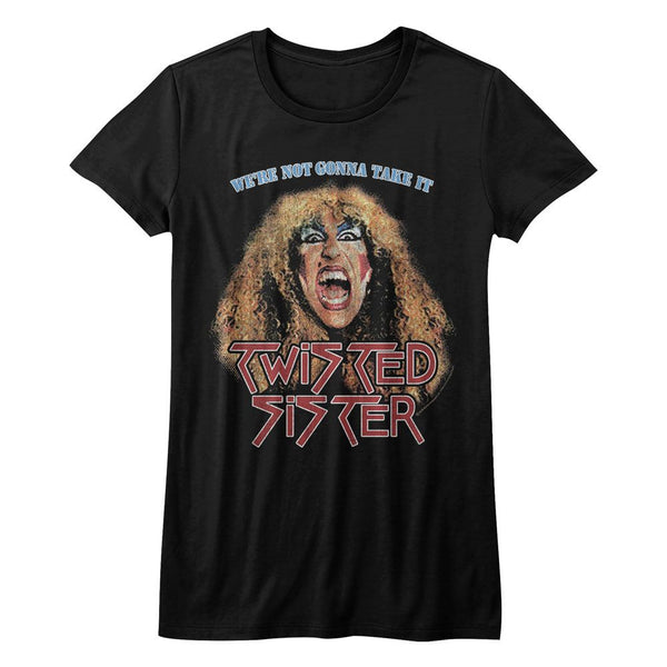 Women Exclusive TWISTED SISTER Eye-Catching T-Shirt, Not Gonna Take It