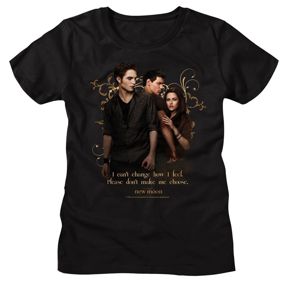 Women Exclusive TWILIGHT T-Shirt, New Moon Poster