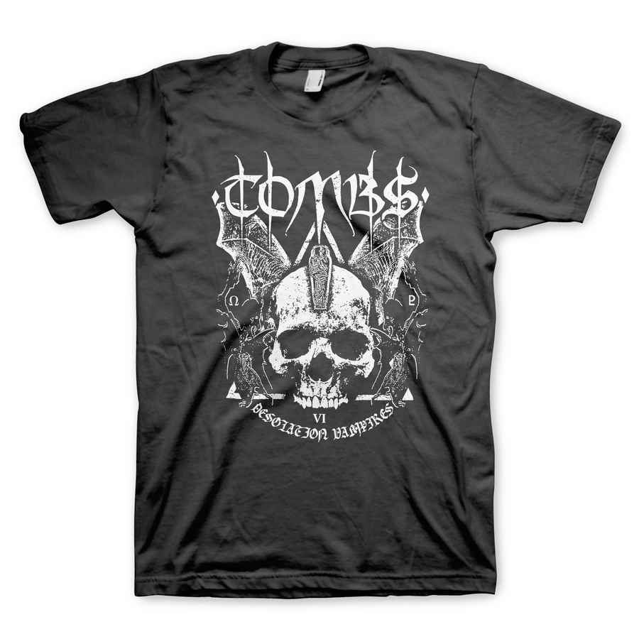 TOMBS Powerful T-Shirt, Desolation Skull