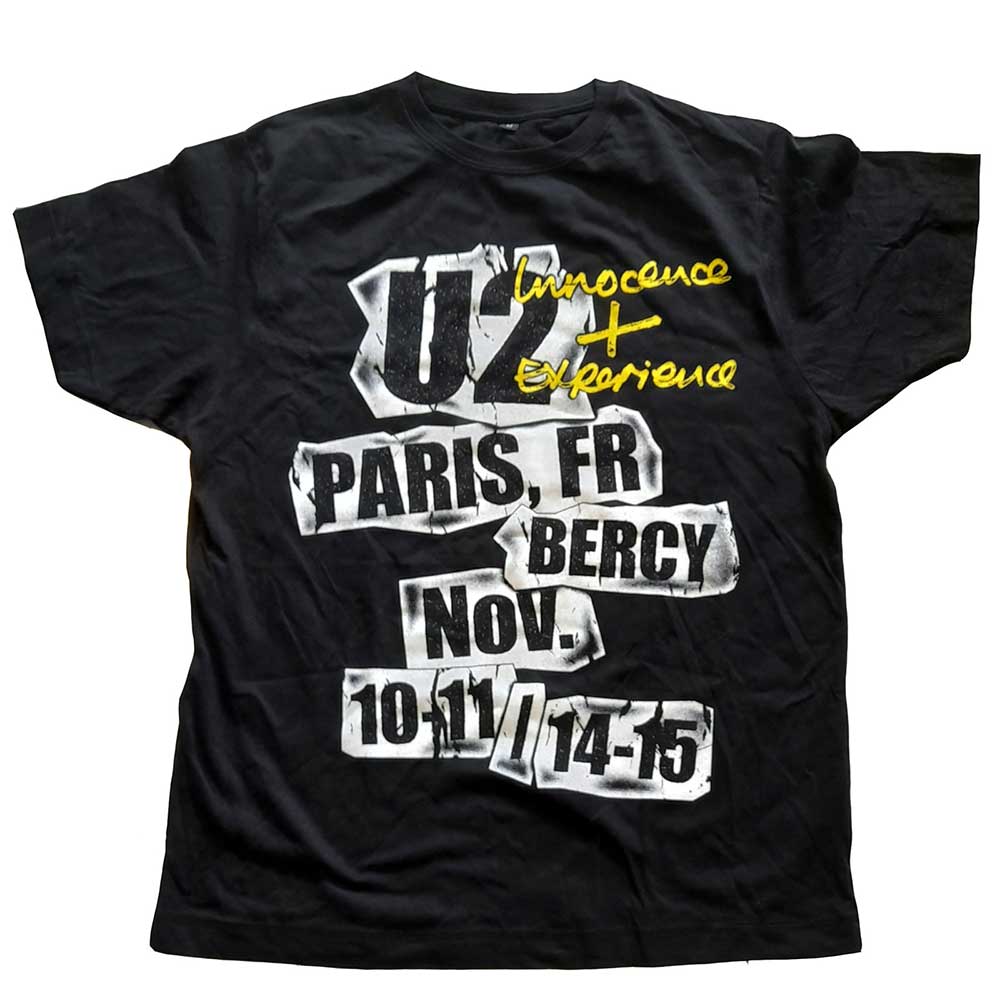 U2 Attractive T-Shirt, I+E Paris Event 2015