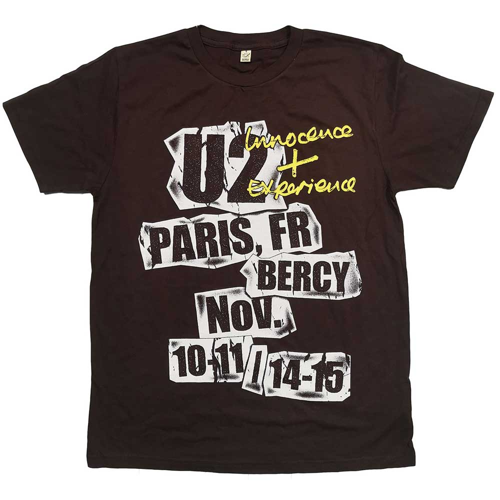 U2 Attractive T-Shirt, I+E Paris Event 2015