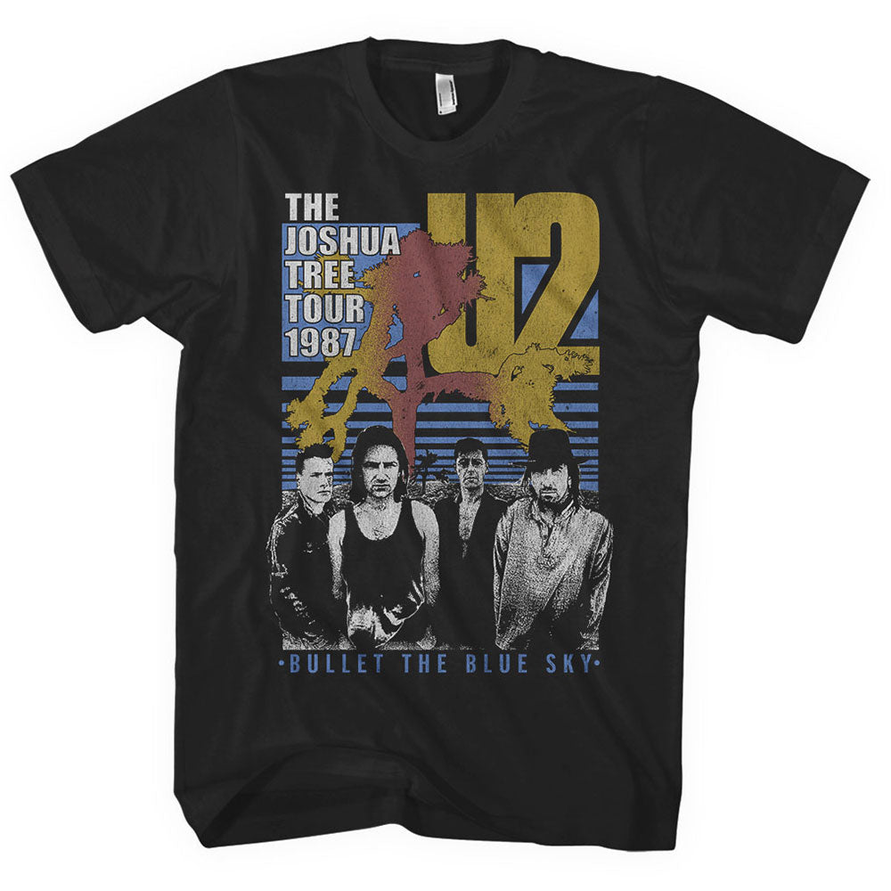 U2 Attractive T-Shirt, Bullet The Blue Sky