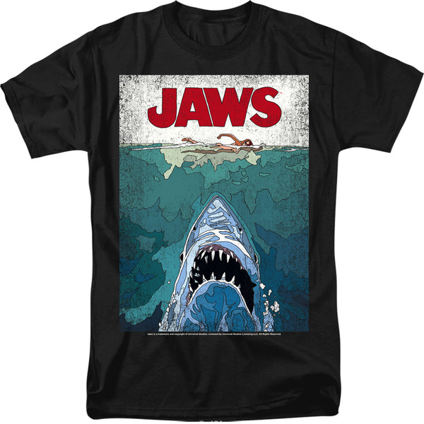 JAWS Impressive T-Shirt, Lined Poster