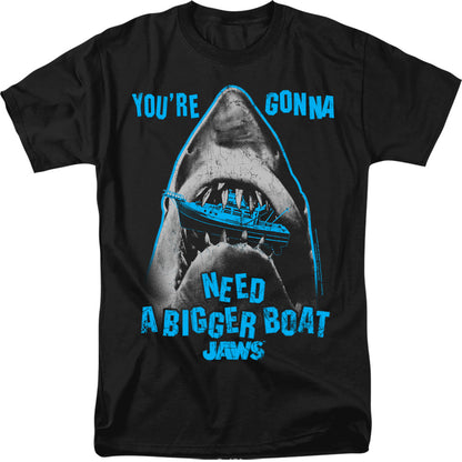 JAWS Impressive T-Shirt, Boat In Mouth