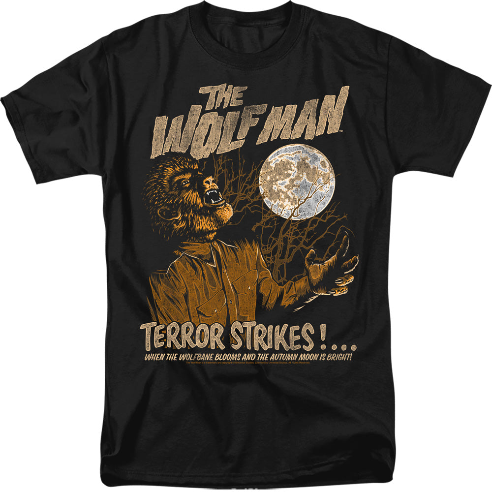 UNIVERSAL MONSTERS Terrific T-Shirt, Terror Strikes