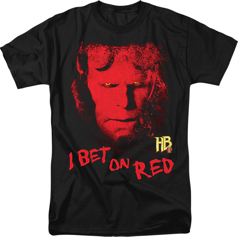 HELLBOY II Terrific T-Shirt, I Bet On Red