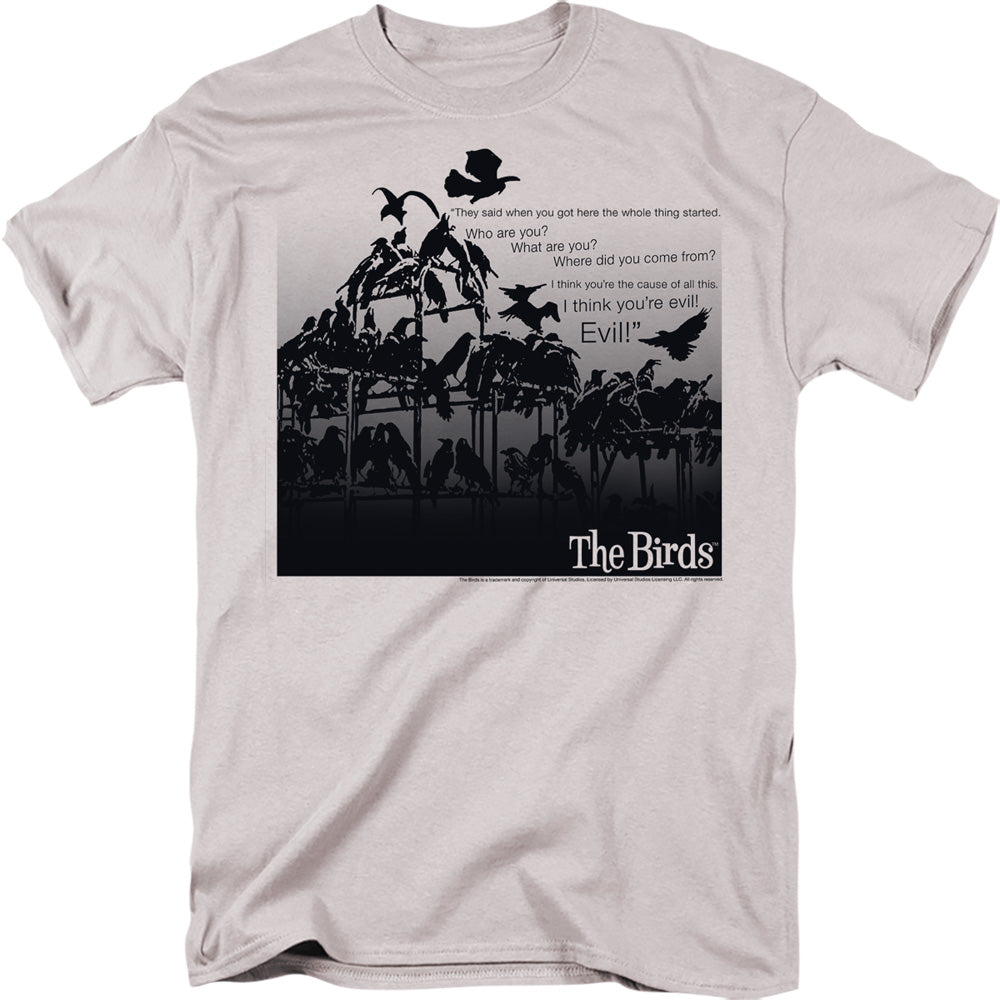 THE BIRDS Terrific T-Shirt, Evil