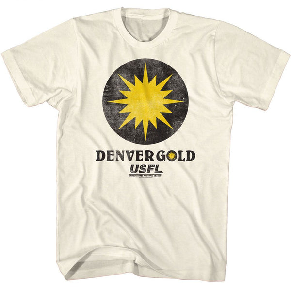 USFL Famous T-Shirt, Denver Gold
