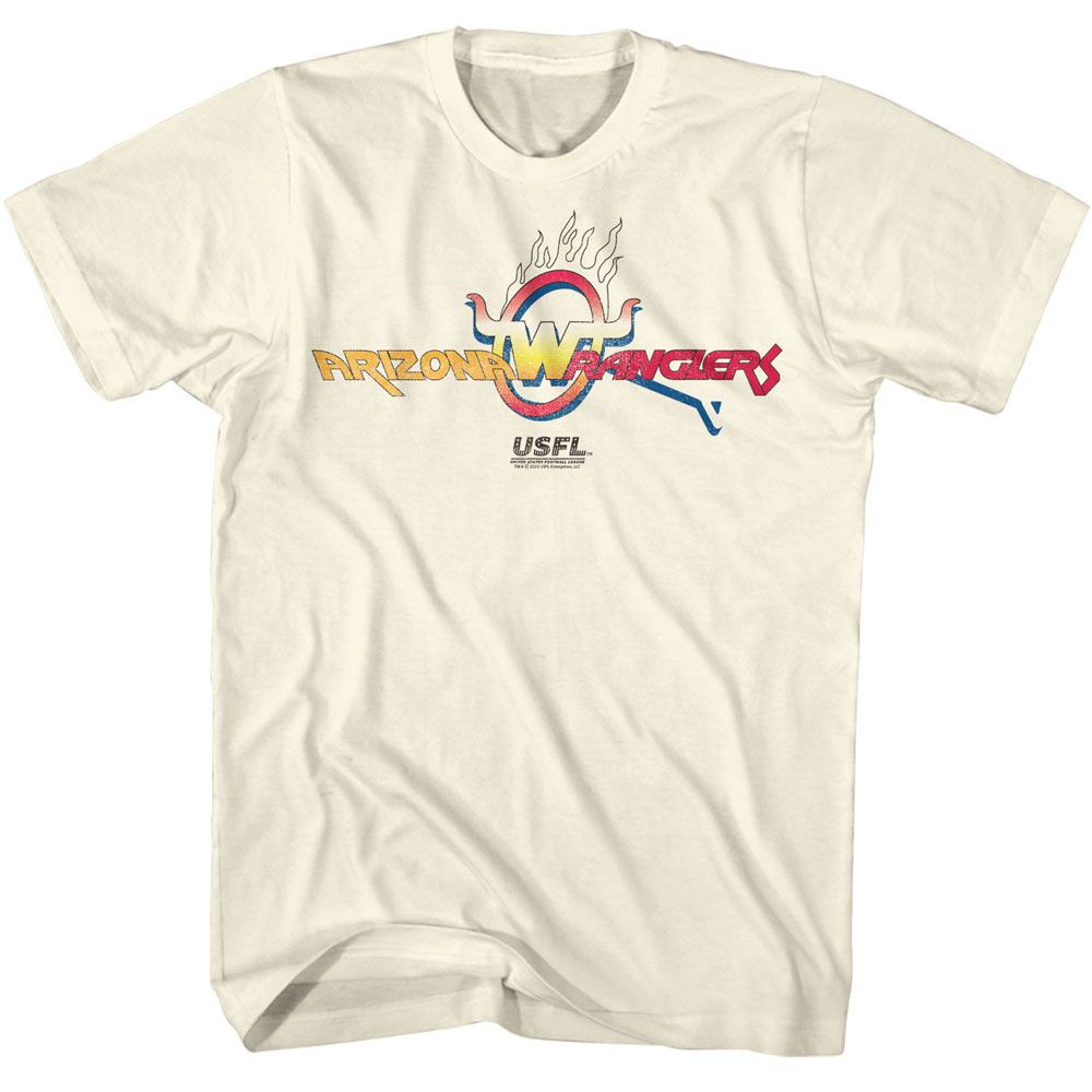 USFL Famous T-Shirt, Arizona Wranglers