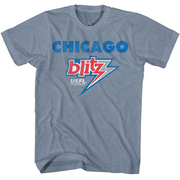 USFL Famous T-Shirt, Chicago Blitz