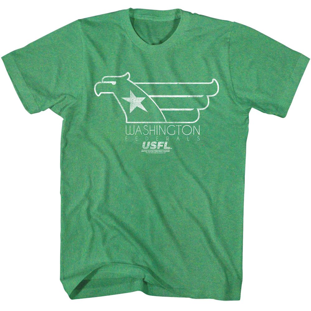 USFL Famous T-Shirt, White Hawk