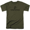 Exclusive US MARINE CORPS T-Shirt, Distressed Logo
