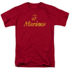 Exclusive US MARINE CORPS T-Shirt, Retro Logo