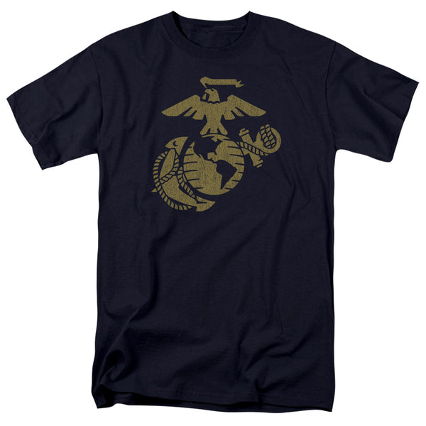 Exclusive US MARINE CORPS T-Shirt, Gold Emblem