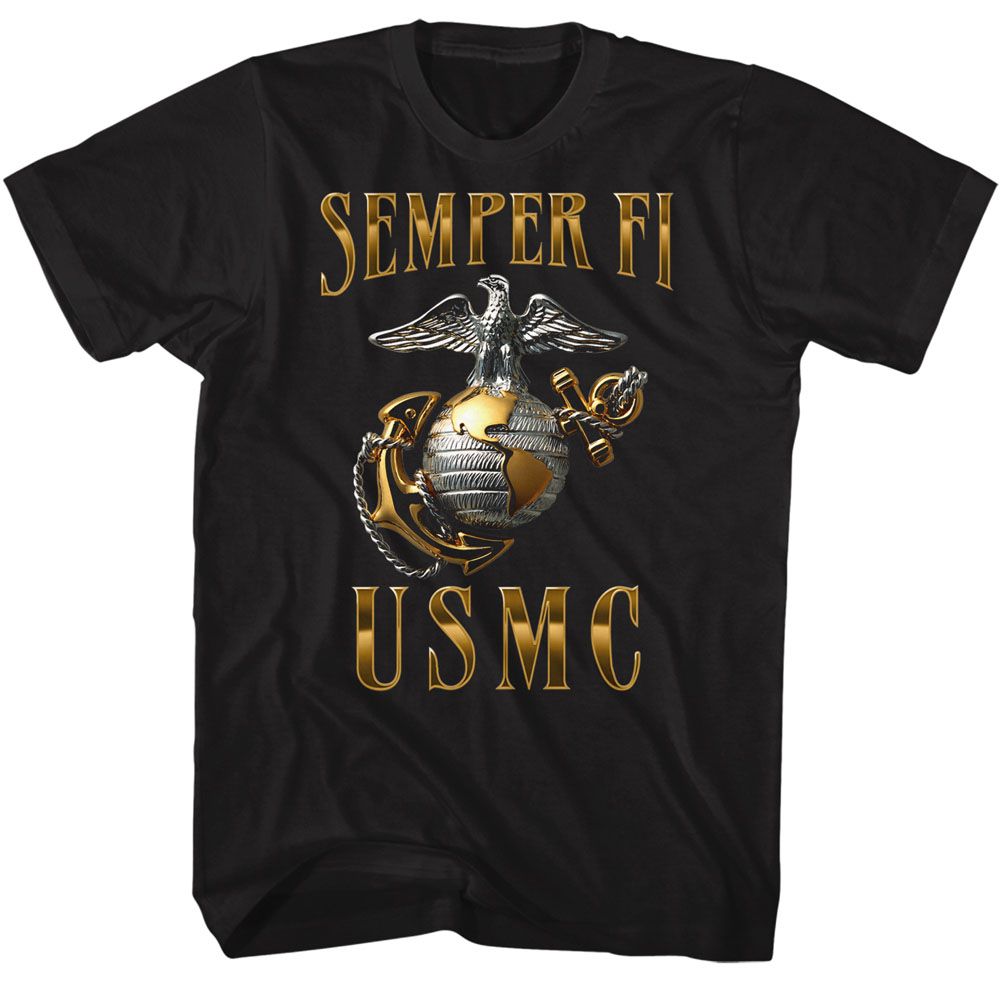 US MARINES Exclusive T-Shirt, Semper Fi Metallic