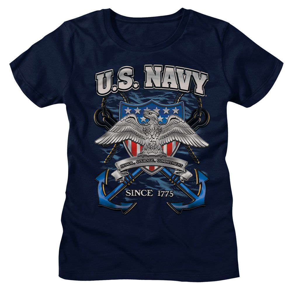 NAVY T-Shirt, Eagle With Anchors
