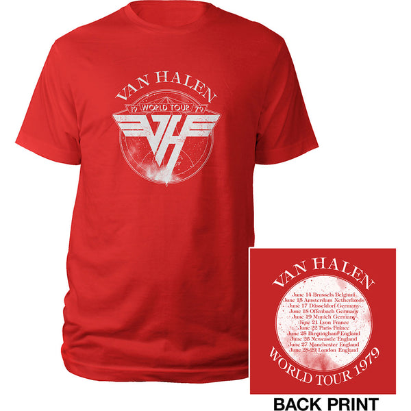 VAN HALEN Attractive T-Shirt, 1979 Tour