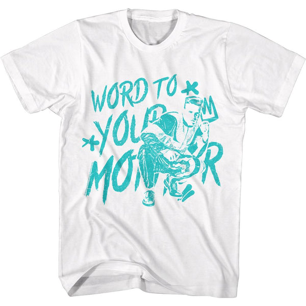VANILLA ICE Eye-Catching T-Shirt, Blu Word To Your Mother