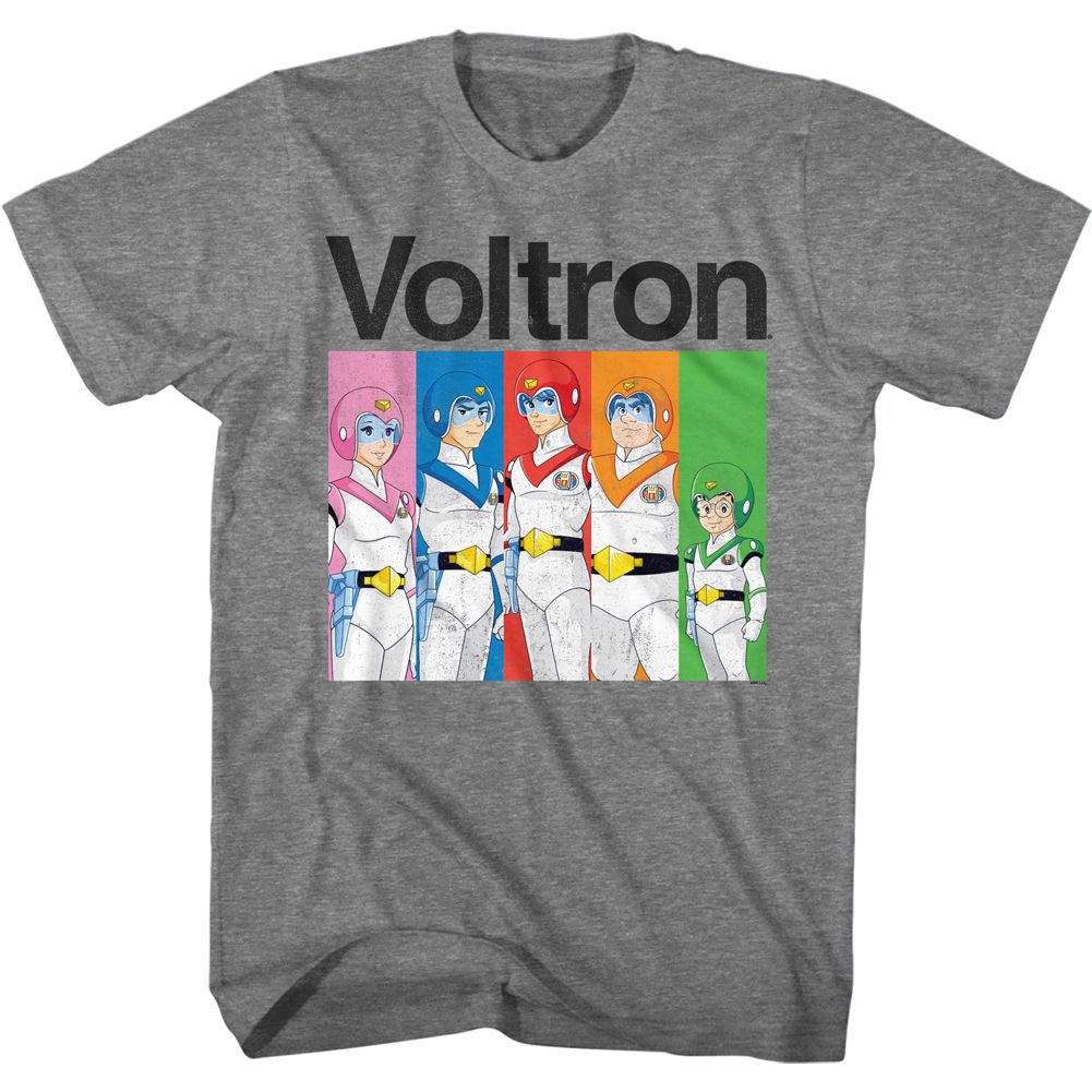 VOLTRON Famous T-Shirt, Voltron &amp; Color Blocks