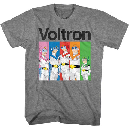 VOLTRON Famous T-Shirt, Voltron &amp; Color Blocks