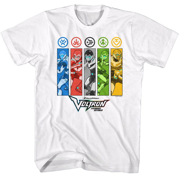 VOLTRON Eye-Catching T-Shirt, Rectangles And Icons