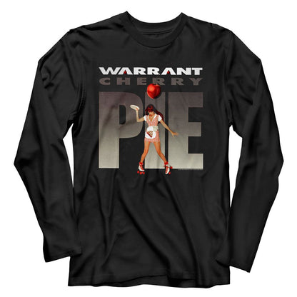 WARRANT Eye-Catching Long Sleeve T-Shirt, Cherry Pie