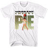 WARRANT Eye-Catching T-Shirt, Cherry Pie On White