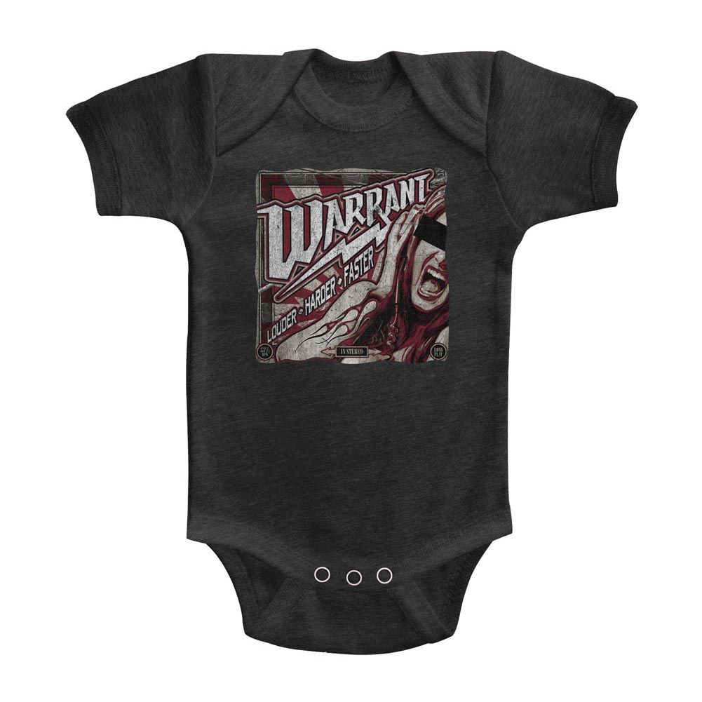 WARRANT Deluxe Infant Snapsuit, Louder Harder