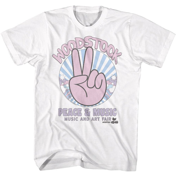 WOODSTOCK Eye-Catching T-Shirt, Peace Sign