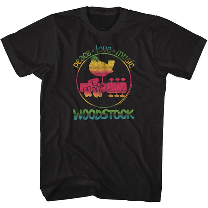 WOODSTOCK Eye-Catching T-Shirt, Gradient