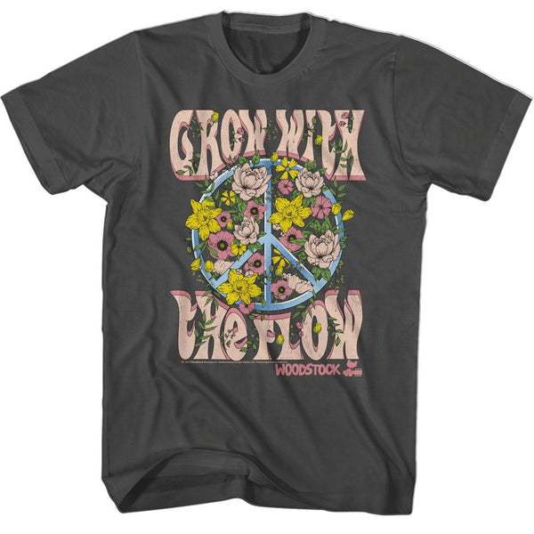 WOODSTOCK Eye-Catching T-Shirt, Grow With The Flow