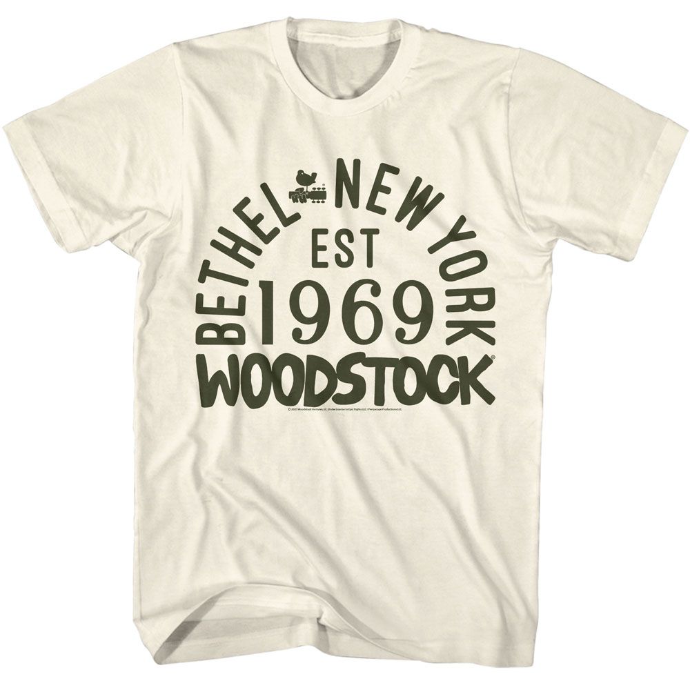 WOODSTOCK Eye-Catching T-Shirt, Word Stock