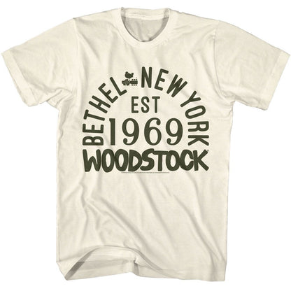 WOODSTOCK Eye-Catching T-Shirt, Word Stock