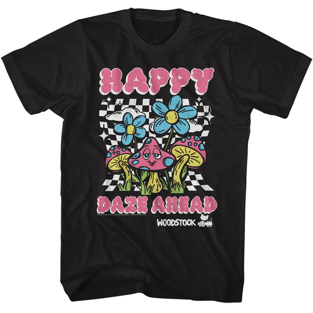 WOODSTOCK Eye-Catching T-Shirt, Happy Daze Ahead